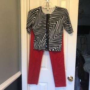 women's pants and shirt